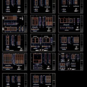Thư viện cửa gỗ cad