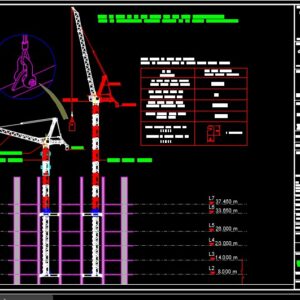 Thư viện cad cần trục tháp