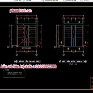 Thư viện cầu thang cad