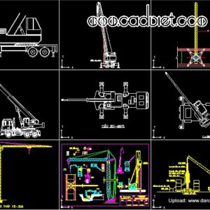 Thư viện máy thi công trong cad