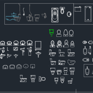 Thư viện vệ sinh cad