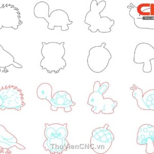 Thư viện cad con vật