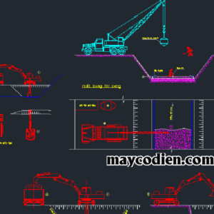 Thư viện cẩu tự hành cad